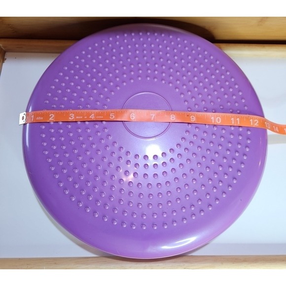 YOGU‎ Pilates Yoga Inflated Purple Air Stability Wobble Cushion 13 inches *EUC* - Picture 6 of 9